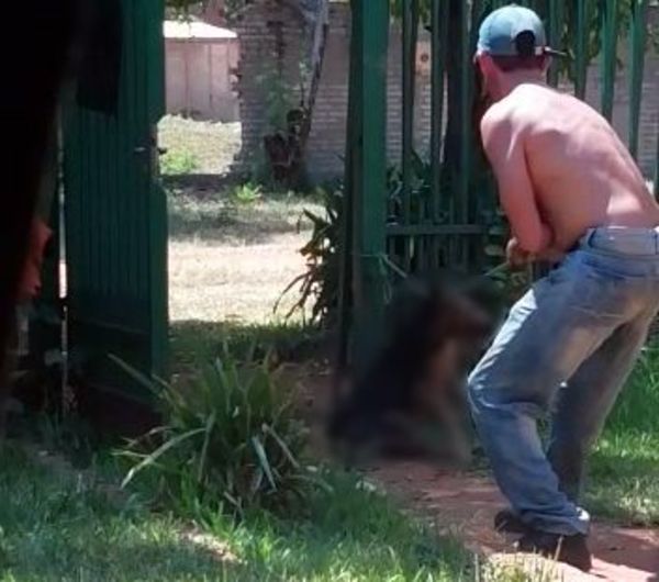 Detienen a un hombre que ahorcó salvajemente a un perro - Nacionales - ABC Color