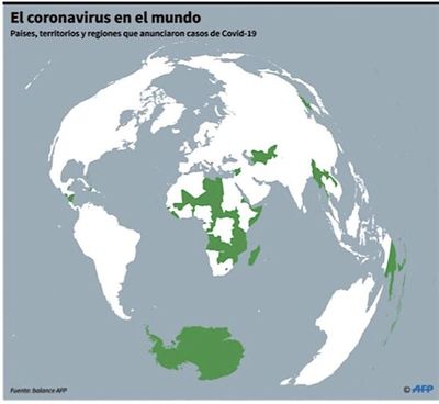 El mundo se encierra para frenar impacto de la pandemia de COVID-19