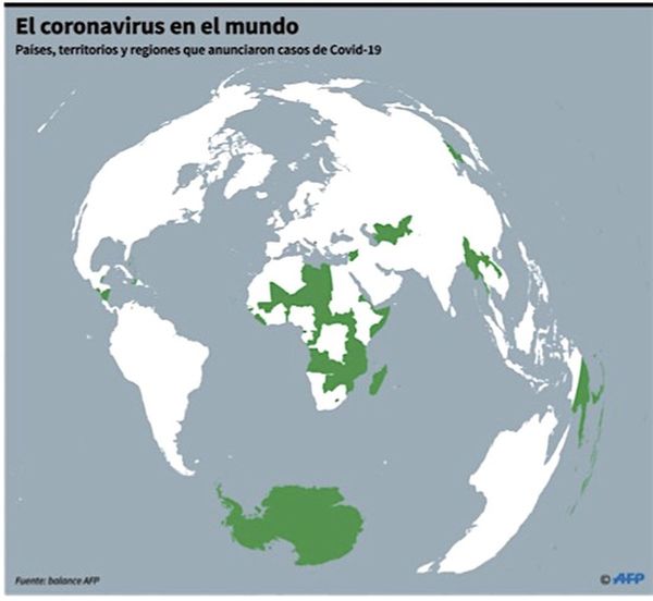 El mundo se encierra para frenar impacto de la pandemia de COVID-19