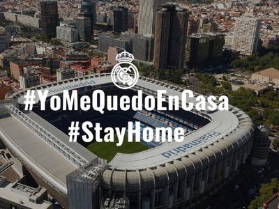 El Real Madrid se suma al #YoMeQuedoEnCasa
