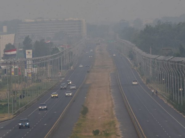 Asunción y otras ciudades afectadas por humareda por quemazones