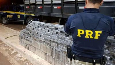 PRF incautó 460 kilos de cocaína sobre la BR 262