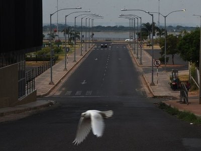 Domingo atípico en Asunción