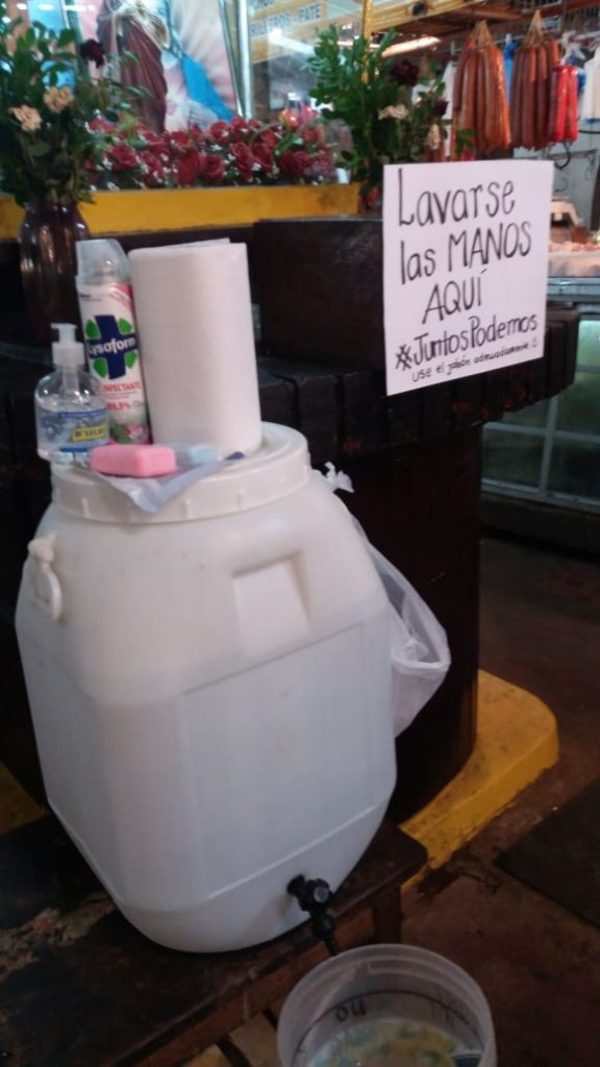 Mercado: El poder de lavarse las manos contra el coronavirus | San Lorenzo Py