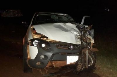 Motociclista muere en un aparatoso accidente de tránsito en Santa Rita