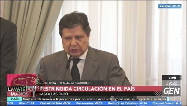 Estado de emergencia, a partir de hoy: circulación restringida desde las 20:00