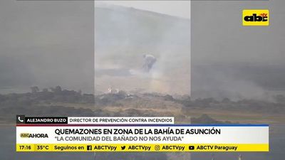 Quemazones en la zona de la bahía de Asunción - ABC Noticias - ABC Color