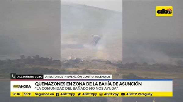 Quemazones en la zona de la bahía de Asunción - ABC Noticias - ABC Color