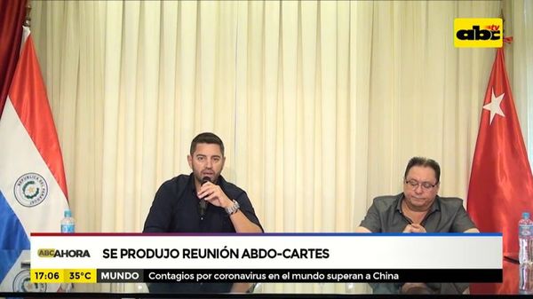 ANR: Se produjo reunión Abdo-Cartes - ABC Noticias - ABC Color