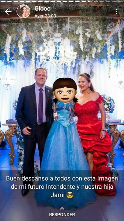 Gloria Escobar, ya hace campaña para intendente a favor de su exmarido Pedro González