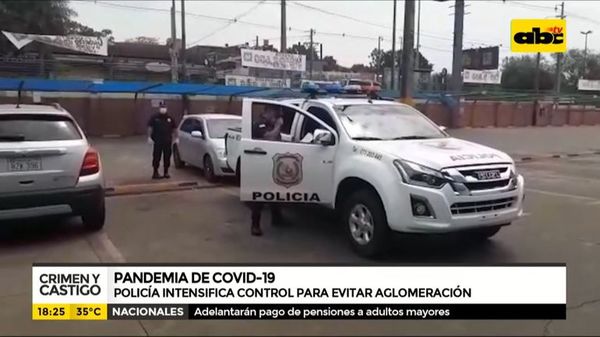 Policía intensifica controles para evitar aglomeraciones - Crimen y castigo - ABC Color