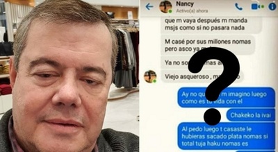 Friedmann expone mensajes y dispara: 'Esta es Nancy Quintana. Que no caiga otro como caí yo'