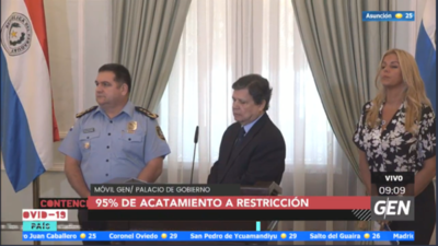 HOY / Acatamiento a la circulación restringida