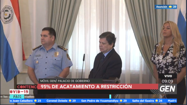 HOY / Acatamiento a la circulación restringida
