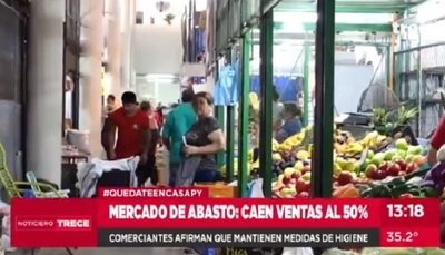 Ventas es el Abasto se reducen a la mitad, según comerciantes