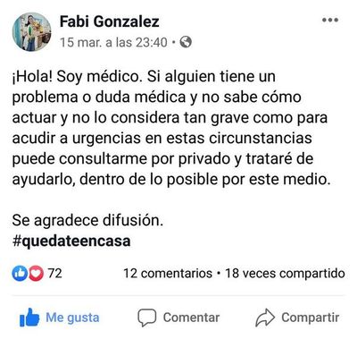 Médicos ofrecen consejos y despejan dudas por internet, para que pacientes no salgan de casa - Nacionales - ABC Color