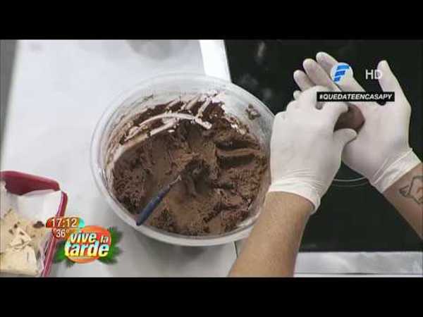 Oscarcito prepara rollitos de vegetales y galletitas de choco y dulce de leche