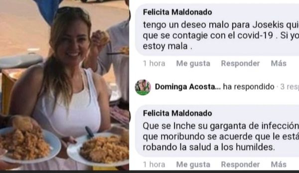 Maldad: Felicita Maldonado desea terrible enfermedad al intendente José Carlos Acevedo