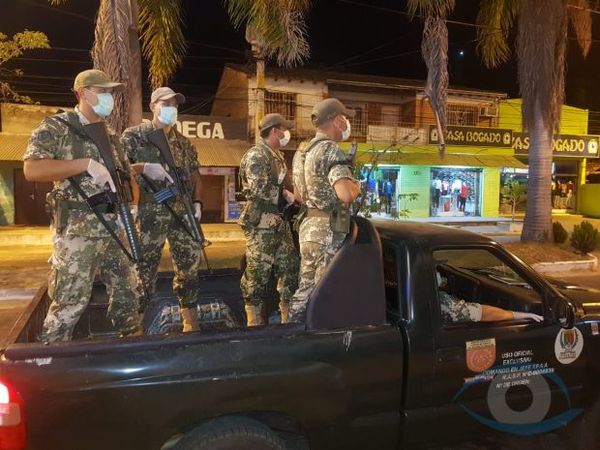 Militares a la calle a detener a quienes no cumplan la restricción nocturna por el coronavirus