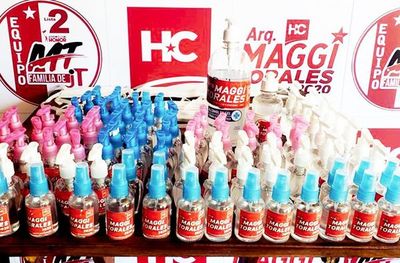 Continúa proselitismo con alcohol en gel - Política - ABC Color