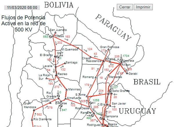 La energía de Yacyretá cuesta en el mercado brasileño hoy US$ 140/MWh - Economía - ABC Color