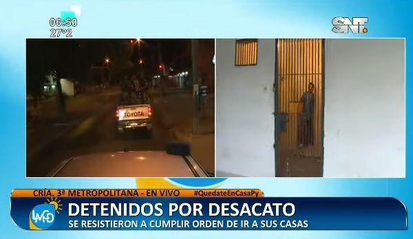 Dos hombres son detenidos por incumplir restricción