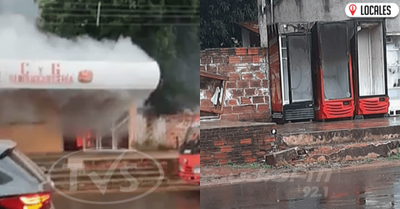 En San Pedro del Paraná, incendio dejó con grandes pérdidas materiales a un local gastronómico