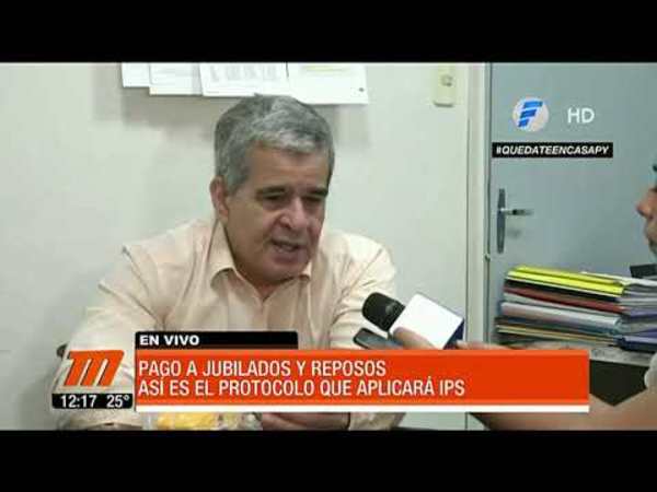IPS garantiza pago jubilatorio