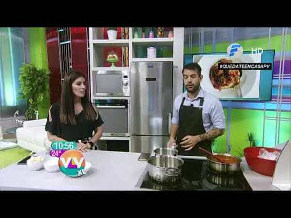 Polenta con albóndigas y Torta de Naranja | Oscar Pintos en la cocina de Vive la Vida XL