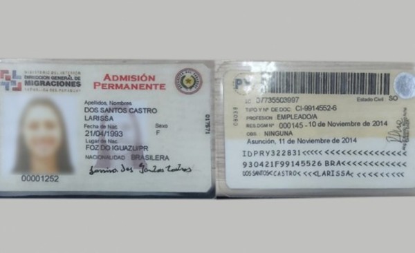 Aprehenden a brasileña con presunto documento paraguayo falsificado