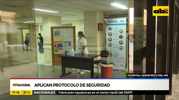 Aplican protocolo de seguridad en Hospital Geriátrico - ABC Noticias - ABC Color