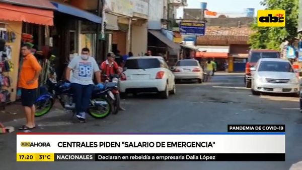 Piden que Gobierno pague “salario de emergencia” - ABC Noticias - ABC Color