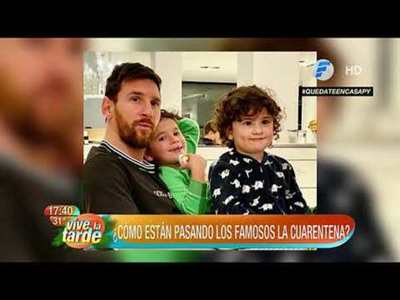 ¿Querés saber cómo pasan la cuarentena los famosos?