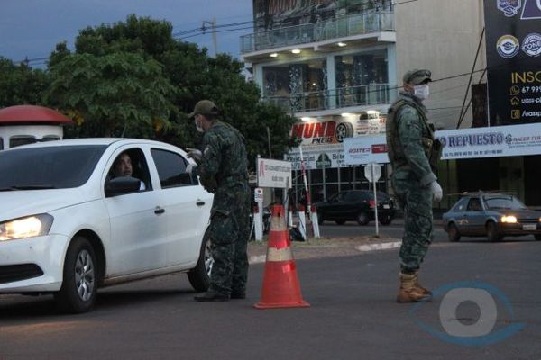 Fuerte control militar en la frontera de Pedro Juan Caballero
