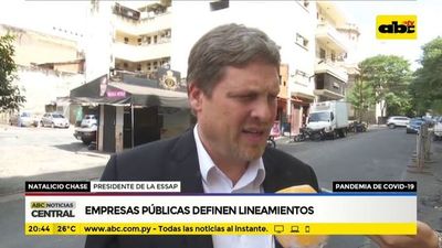 Empresas públicas definen lineamientos para ayudar contra el covid-19 - ABC Noticias - ABC Color