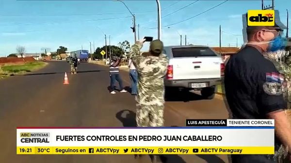 Estrictos controles en Pedro Juan Caballero - ABC Noticias - ABC Color