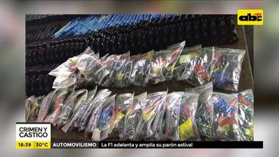 Incautan piezas de armas en Alto Paraná - Crimen y castigo - ABC Color