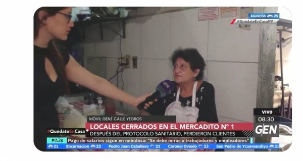 HOY / Comerciantes del Mercadito Nº 1 enfrentan crisis con préstamos de usureros