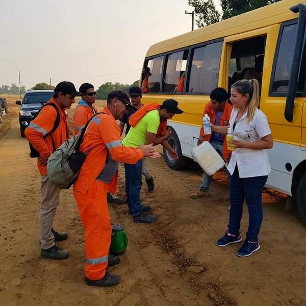 Implementan medidas de higiene a obreros en Ñeembucú. - .::RADIO NACIONAL::.