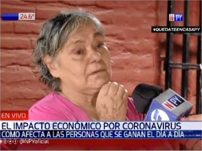 Ingresos de personas que viven del día a día bajaron abismalmente