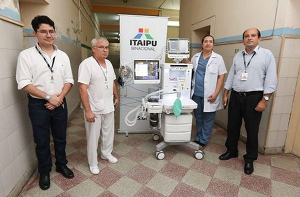Hospital del Trauma beneficiado con moderna máquina de anestesia