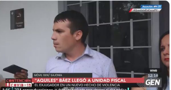 HOY / Osvaldo Arrúa, abogado de “Aquiles” Báez, sobre el hecho de violencia registrado