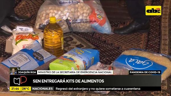 SEN entregará kits de alimentos - Mesa de Periodistas - ABC Color