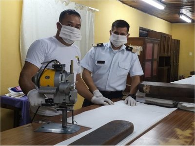 Armada confecciona 500 tapabocas por día ante pandemia del Covid-19