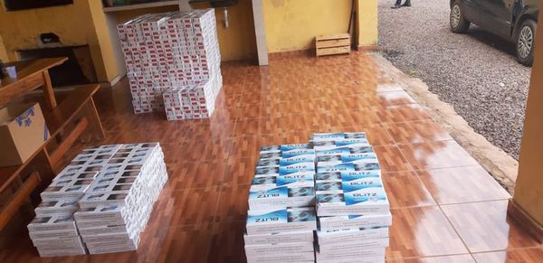 Tras persecución incautan vehículo cargado de cigarrillos - Nacionales - ABC Color