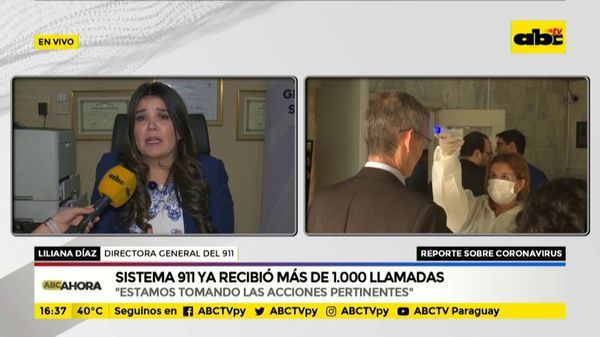 Sistema 911 recibió cerca de 10.000 llamadas sobre coronavirus  - Nacionales - ABC Color