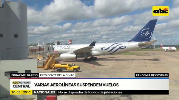 Paraguay quedaría sin vuelos el sábado - ABC Noticias - ABC Color