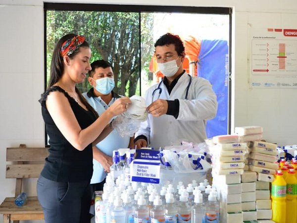 Intendenta de Sapucai gastó todo su salario en insumos para centro de salud