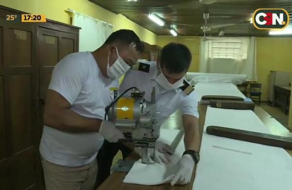 Armada Paraguaya confecciona tapabocas y batas contra la pandemia - C9N