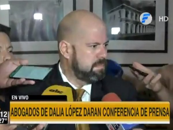 Abogado de Dalia: "lo que hizo la señora es contactarle con unos gestores"